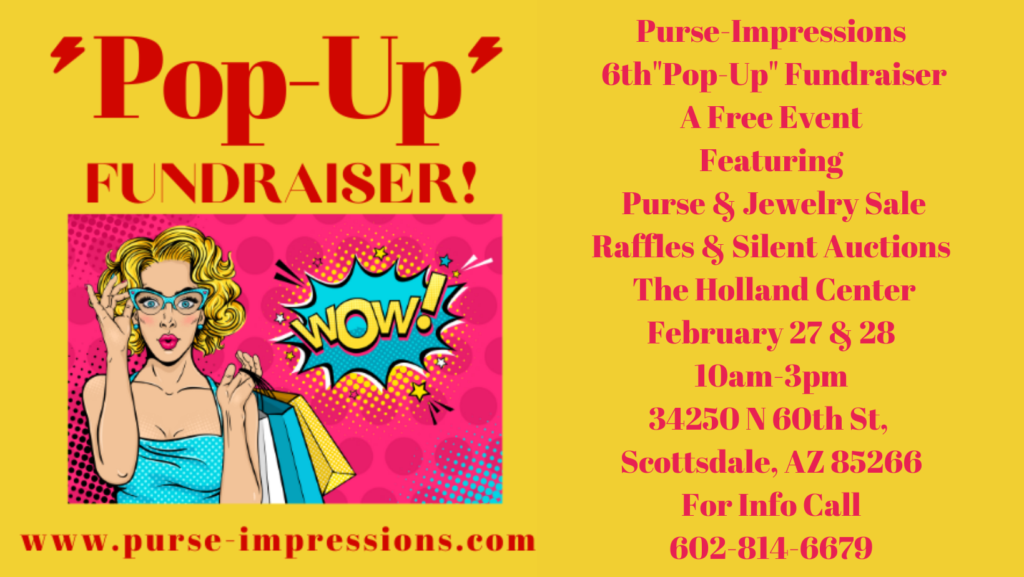 2026 pop-up purse fundraiser