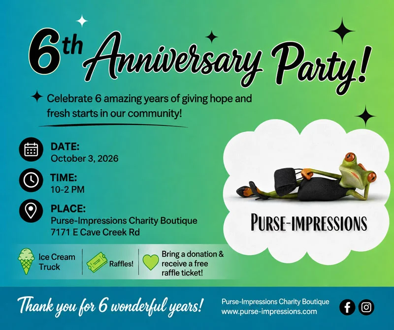 Purse Impressions 2026 Summer Hours